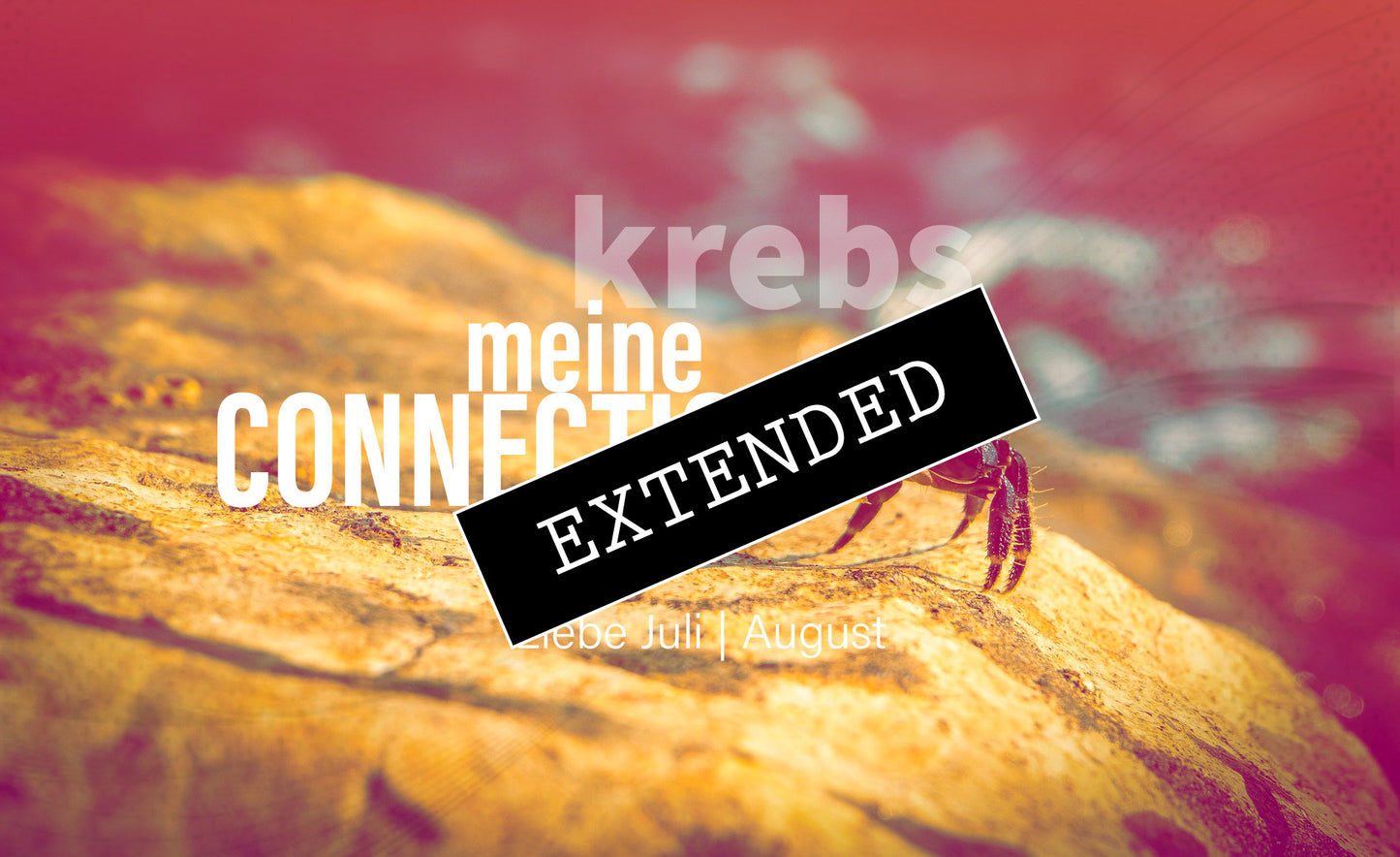 Krebs Liebe Juli | August extended: Ruheđź’—