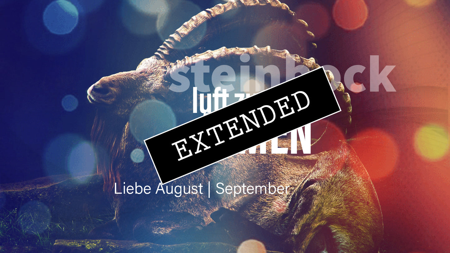 Steinbock Liebe August | September extended: Schwere Themenđź’”