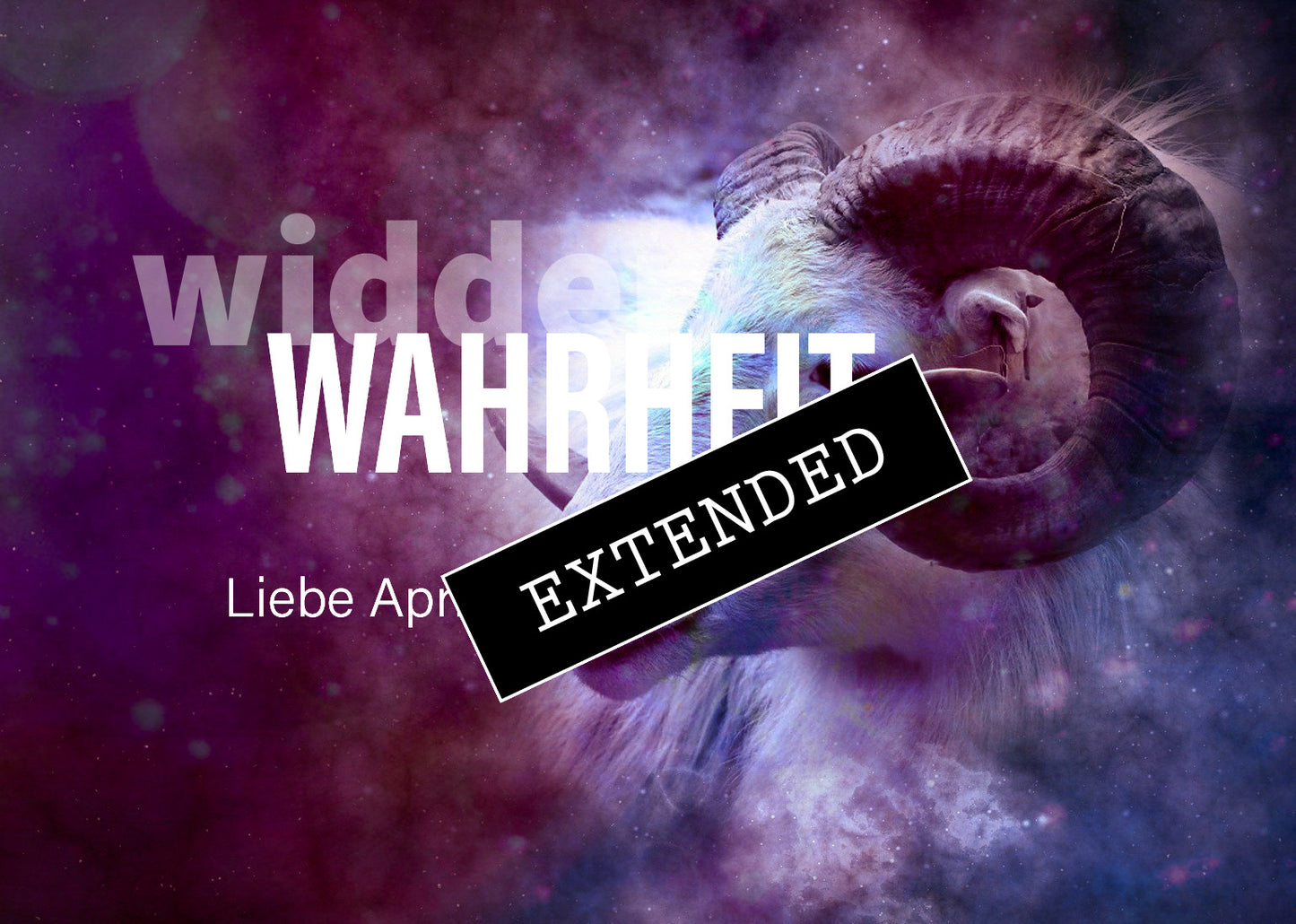 Widder Liebe April | Mai extended: Tiefes Aufwachenđź’—