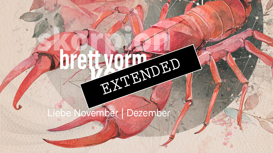 Skorpion Liebe November | Dezember extended: Für uns💞