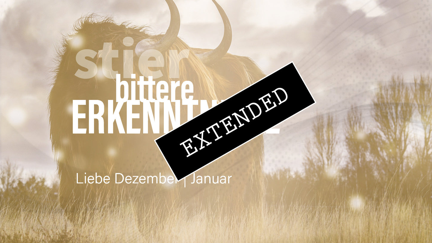 Stier Liebe Dezember | Januar extended: Ohne dich❣️