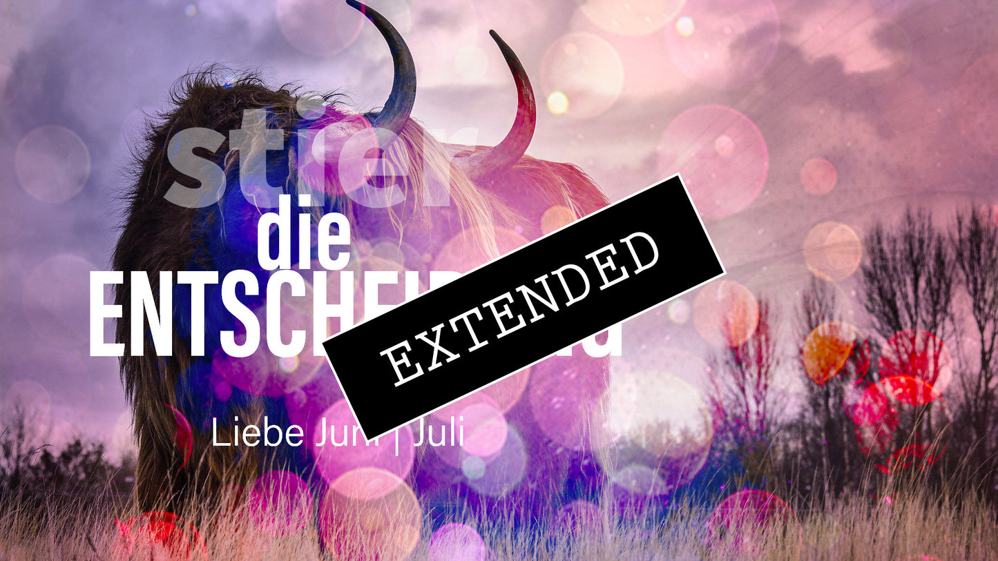 Stier Liebe Juni | Juli extended: Ohne Schabloneđź’–