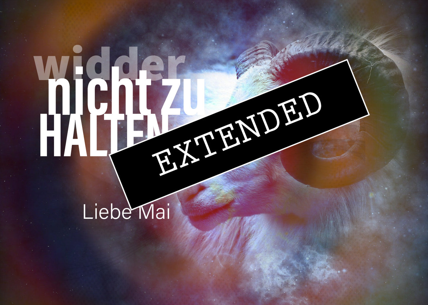 Widder Liebe Mai extended: Ein Abschied macht Kummer…💘❤️🩹