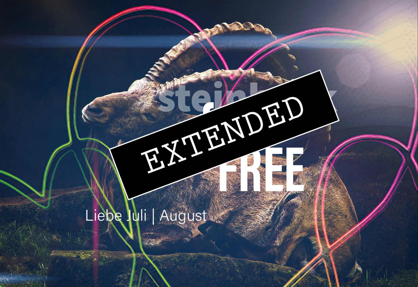 Steinbock Liebe Juli | August extended: Verlassen und neu schaffenđź’“đź’—