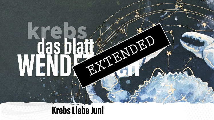 Krebs Liebe Juni extended: Kontrollverlust❣️💗
