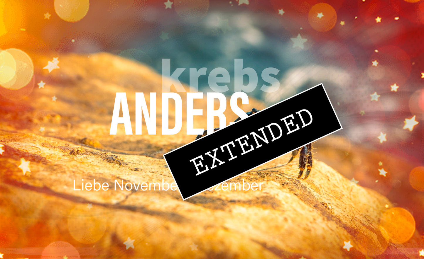 Krebs Liebe November | Dezember extended: Was ich wirklich will…❤️