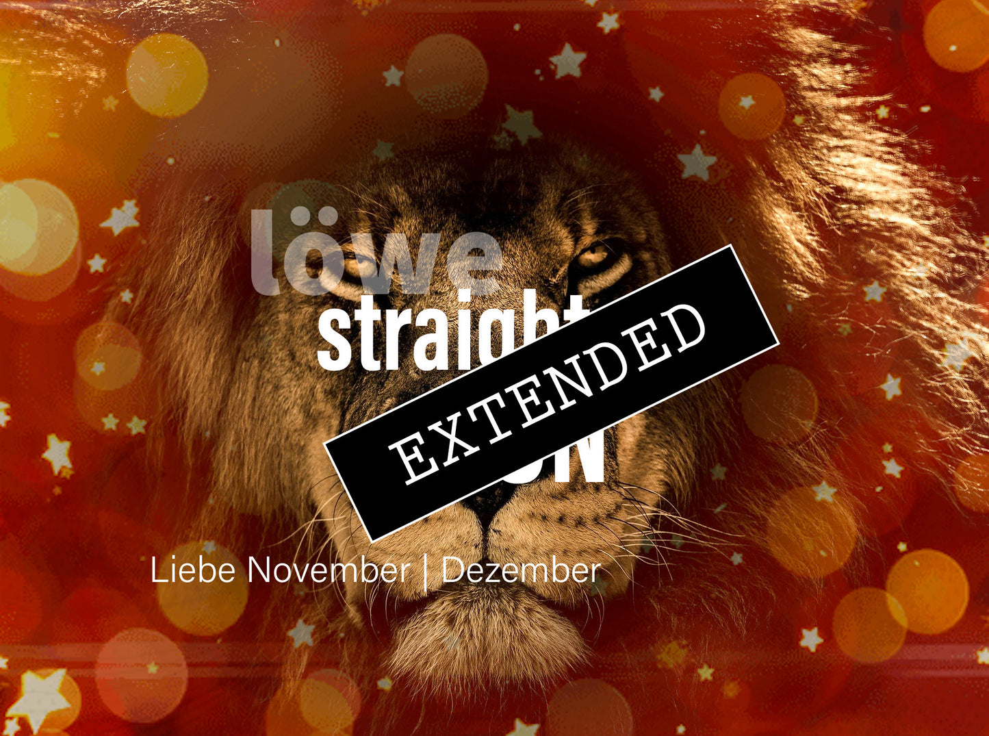 Löwe Liebe November | Dezember extended: Schwarz und weiß🤍🖤