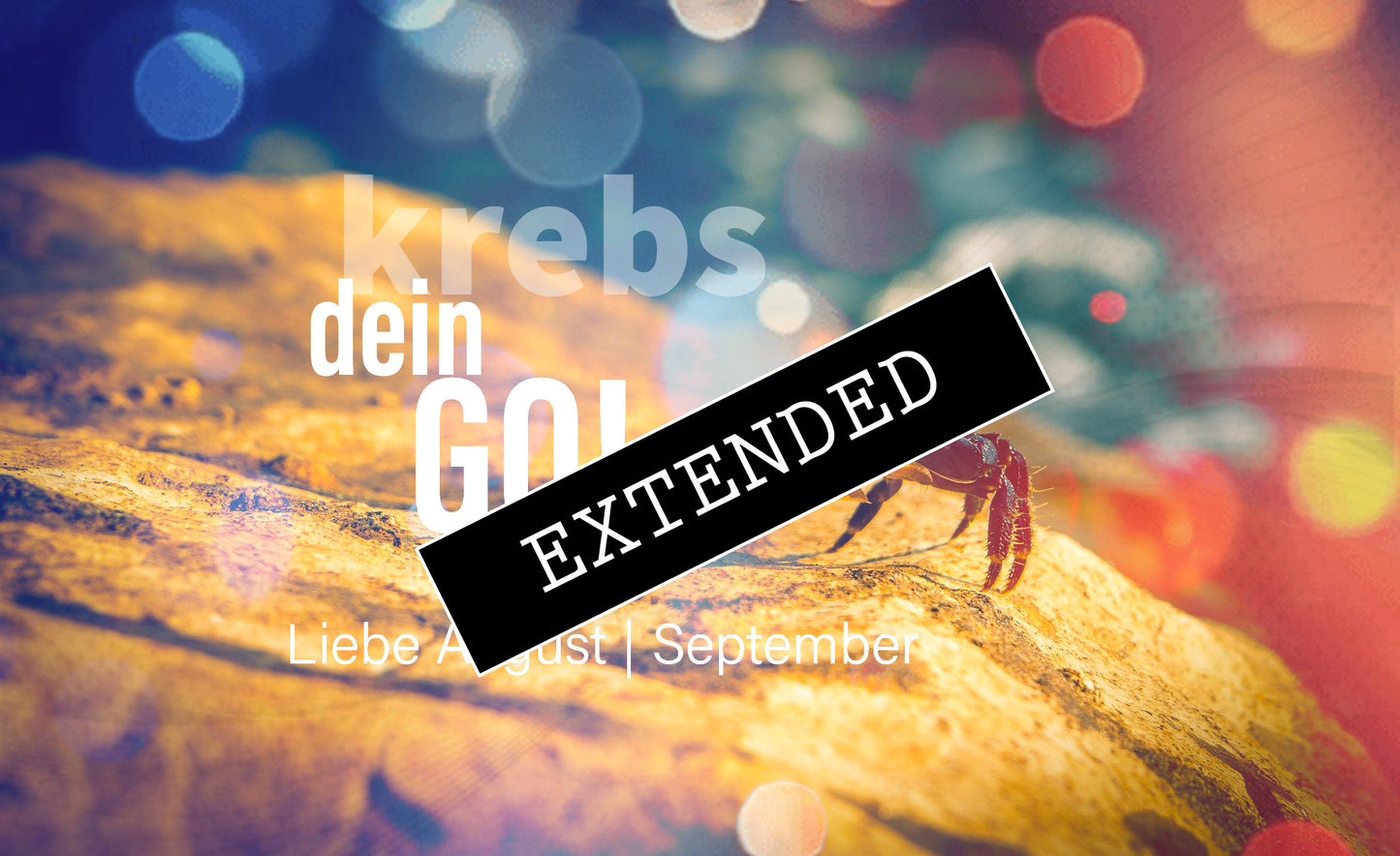 Krebs Liebe August | September extended: Ausbruch💗💖