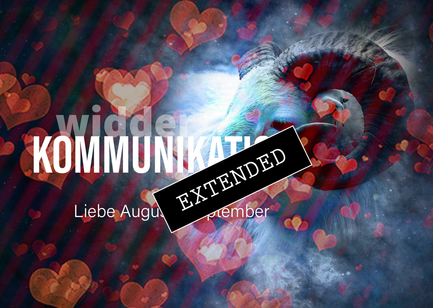 Widder Liebe August | September extended: Sehnsucht❤️