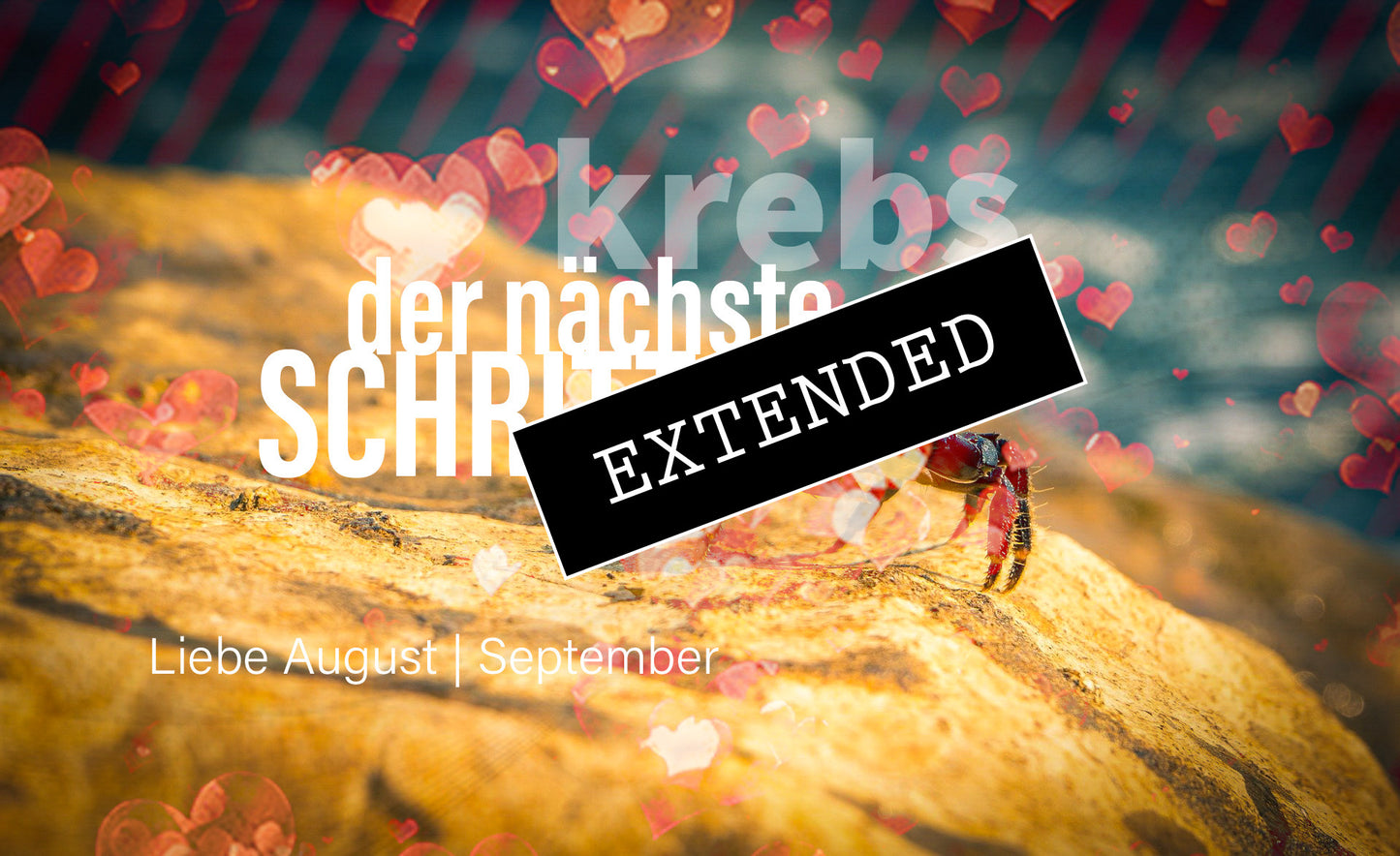 Krebs Liebe August | September extended: Durch dich❤️