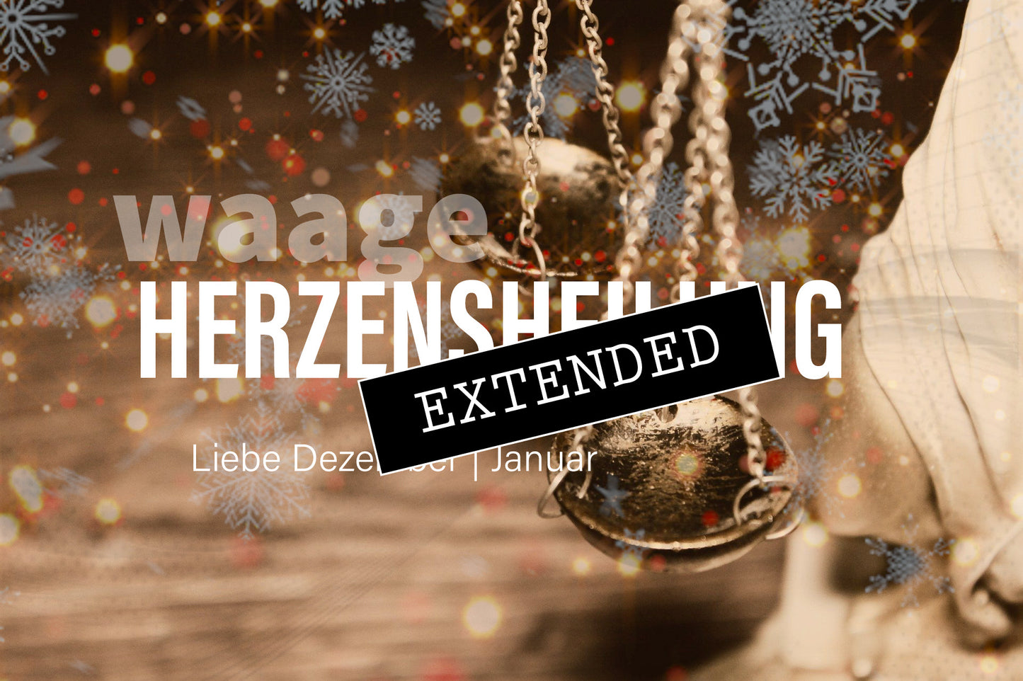 Waage Liebe Dezember | Januar extended: Gesammelt geht’s weiter💗💖