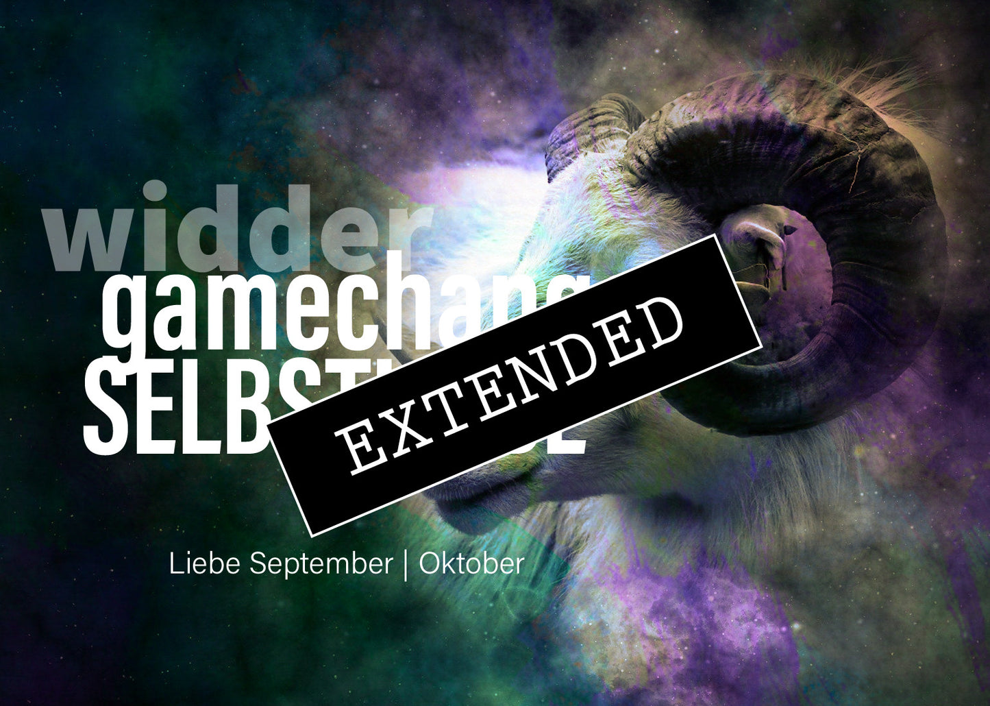 Widder Liebe September | Oktober extended: Gamechanger Selbstliebe😉